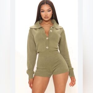 Emory Park Sage Green Knitwear